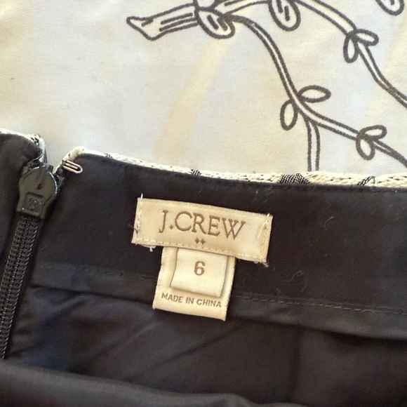 JCrew Blue and White Patterned Skirt - Picture 2 of 6